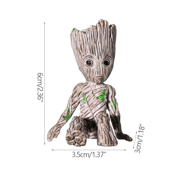 Skanto | Cartoon Stor Miniature Figur: Lekfull Kontor Dekorasjon