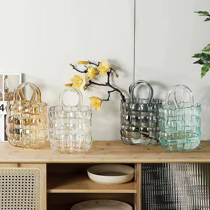 Glass Bag Vase | Skanto