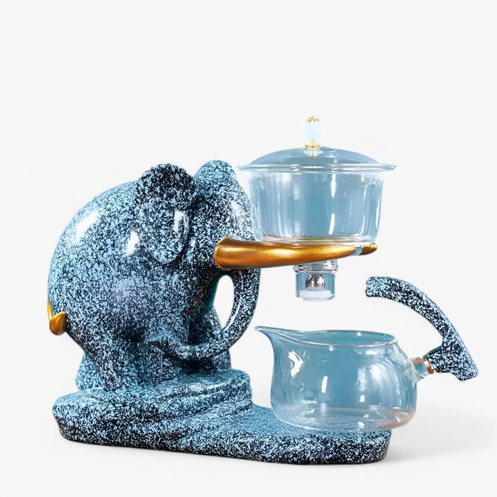 Skanto | Elephant Glass Te Sett med Varmebestandig Kanne