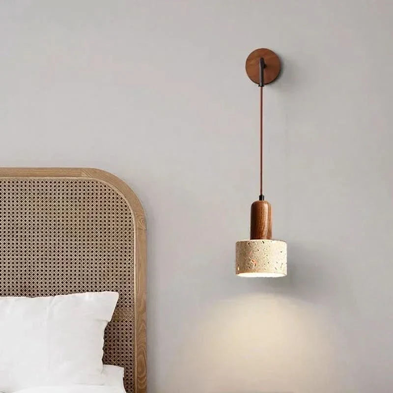 Skanto | Wabi-Sabi Steinvannslampe – Varm LED Lys