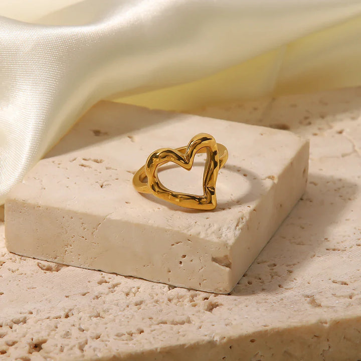 Skanto | 18k Smeltet Hjerte Ring