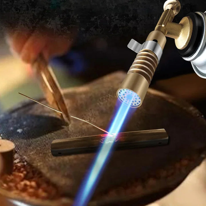 Skanto | Flammex Pro Loddebolt | For butang | Justerbar flamme opp til 1300 °C | Kompakt & ergonomisk | Ideell for kjøkken & utendørs