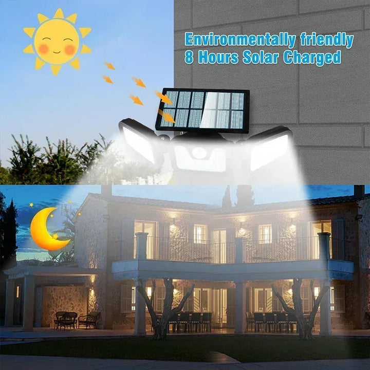 Skanto | Solarmotivert bevegelsessensor utebelysning