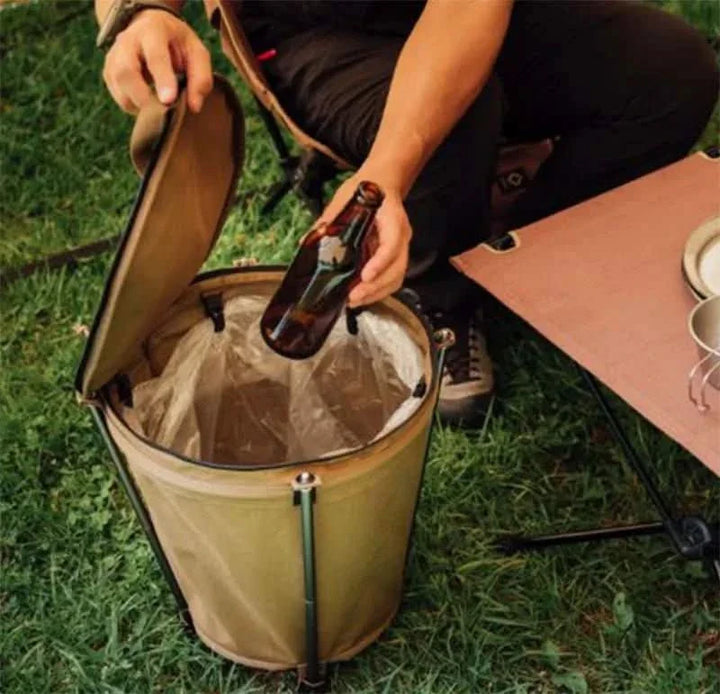 Skanto | Sammenleggbar campingboks laget av Oxford-stoff med 20 liters kapasitet og PVC-fôr