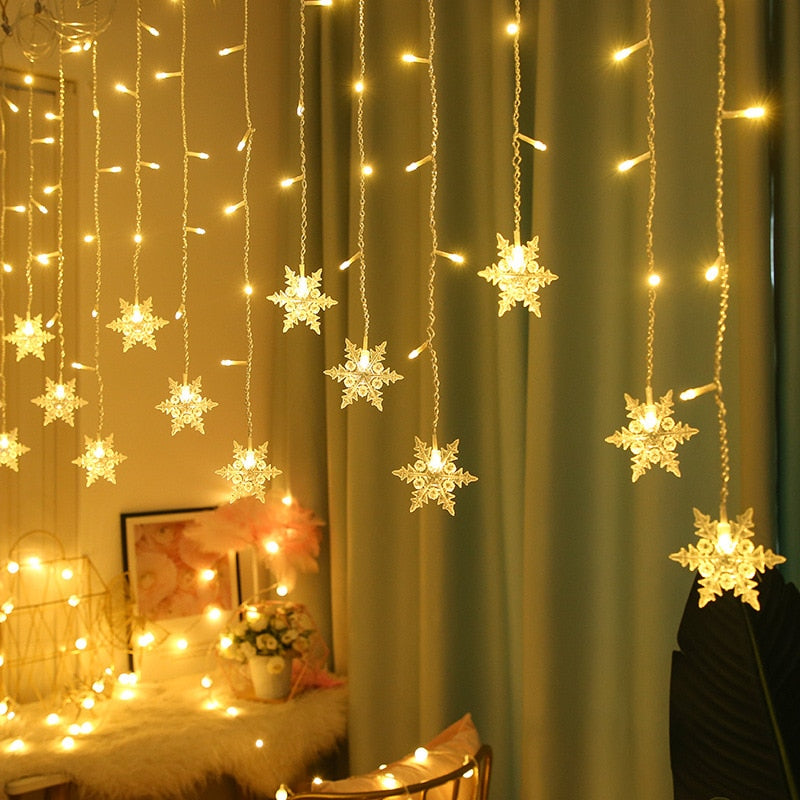 Skanto | LED Fe Fairy Snøfnugg Lys