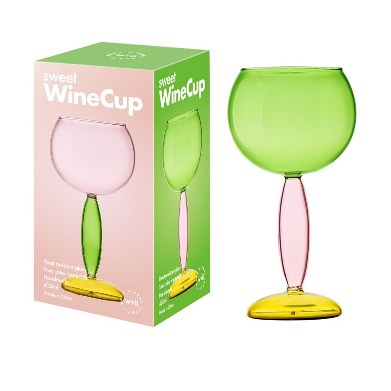 Skanto | Borosilicate 3-Farge Glass - Vin Glass