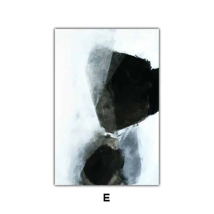 Mørke Stener Abstrakt Veggkunst Fine Art Lerret Utskrifter Nordiske Bilder For Moderne Leilighet Stue Hjemmekontor Dekor | Skanto