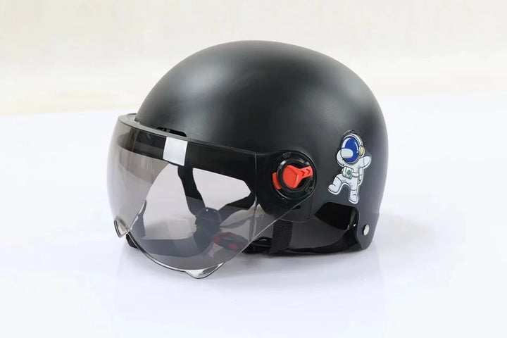 Skanto | Åpen-Face Motorsykkelhjelm med Goggles – Orion