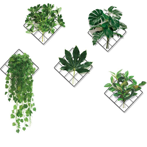 3D Nature Vind Grønn Plante Veggklistremerke | Skanto