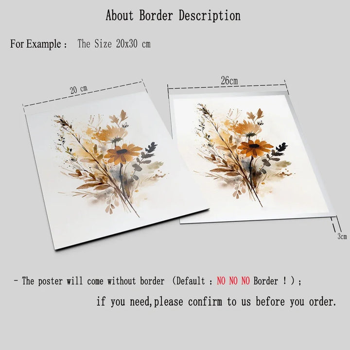 Skandinavisk floral engblomster veggkunst Fine Art lerrettrykk moderne minimalistisk botanikk bilder for stue hjemmeinnredning | Skanto