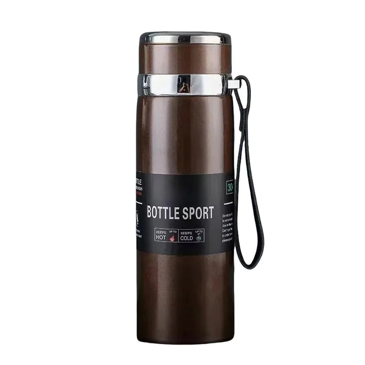 Stainless steel vacuum insulated thermos bottle 1000 ml | Skanto