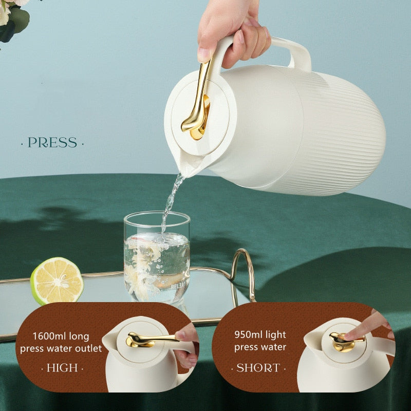 Skanto | ThermoMax | Stor Minimalistisk Isolert Rustfritt Stål Flaske – Dobbelvegget Termoflaske