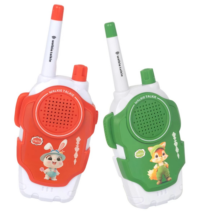 Skanto | 2 stk Barne Walkie-Talkies, 1600–1600ft To-veis Radioer, Mini Utendørs Eventyr Leke Sett