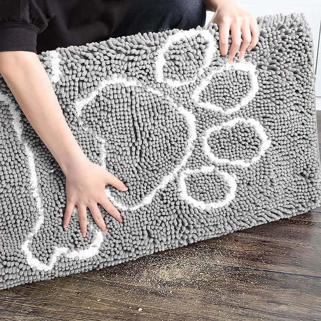 Skanto | Hund Dørmatte – Super Absorberende, Rutsjebeskyttende Matte