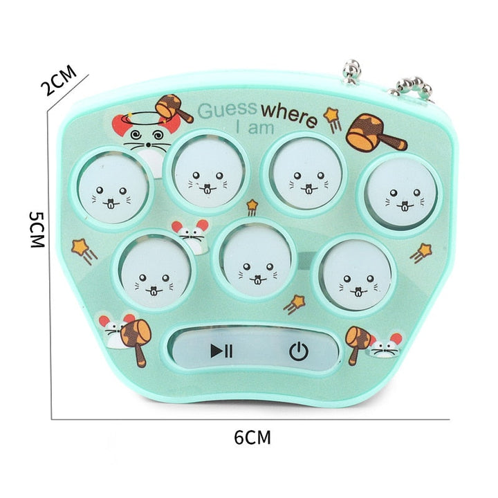 Skanto | Mini Pocket Whac-a-mole Nøkkelring Leketøy