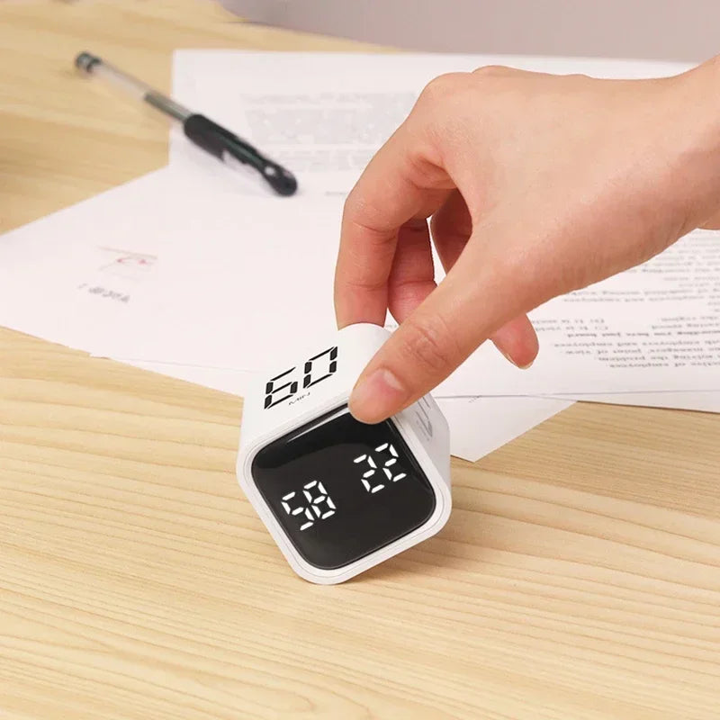 Time Cube SlimTimer – Bærbar LED terningtimer med bevegelsessensor | Skanto