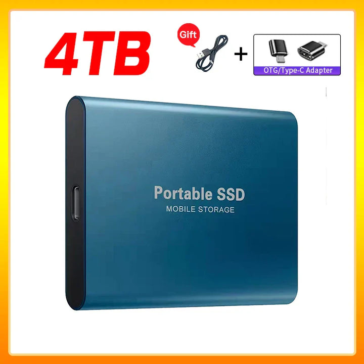 Skanto | Høyhastighets Ekstern Solid State Drive 1TB Bærbar Ekstern Harddisk ssd 2TB Ekstern harddisk ssd harddisk For Laptop Mac
