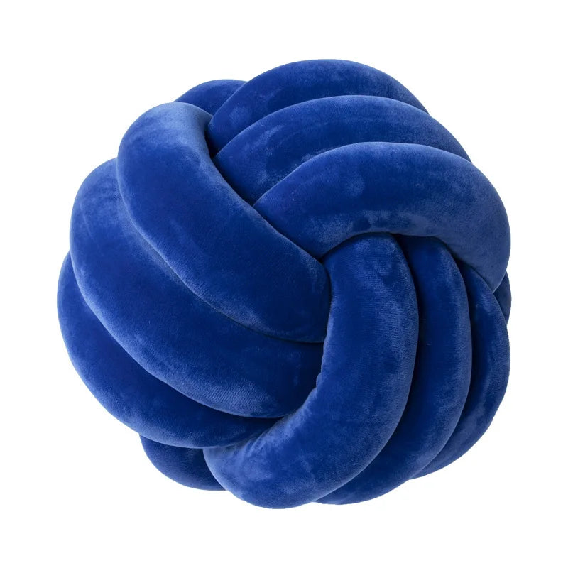 Plush Knot Cushion (Velour) | Skanto