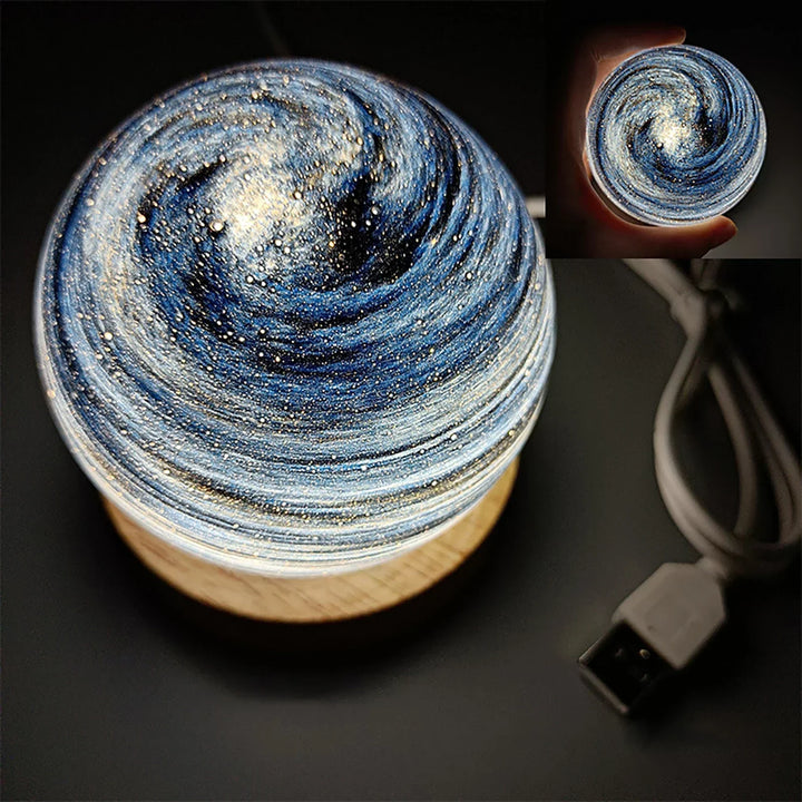 KosmosGlow - 3D Krystallplaneter Nattlampe | Skanto