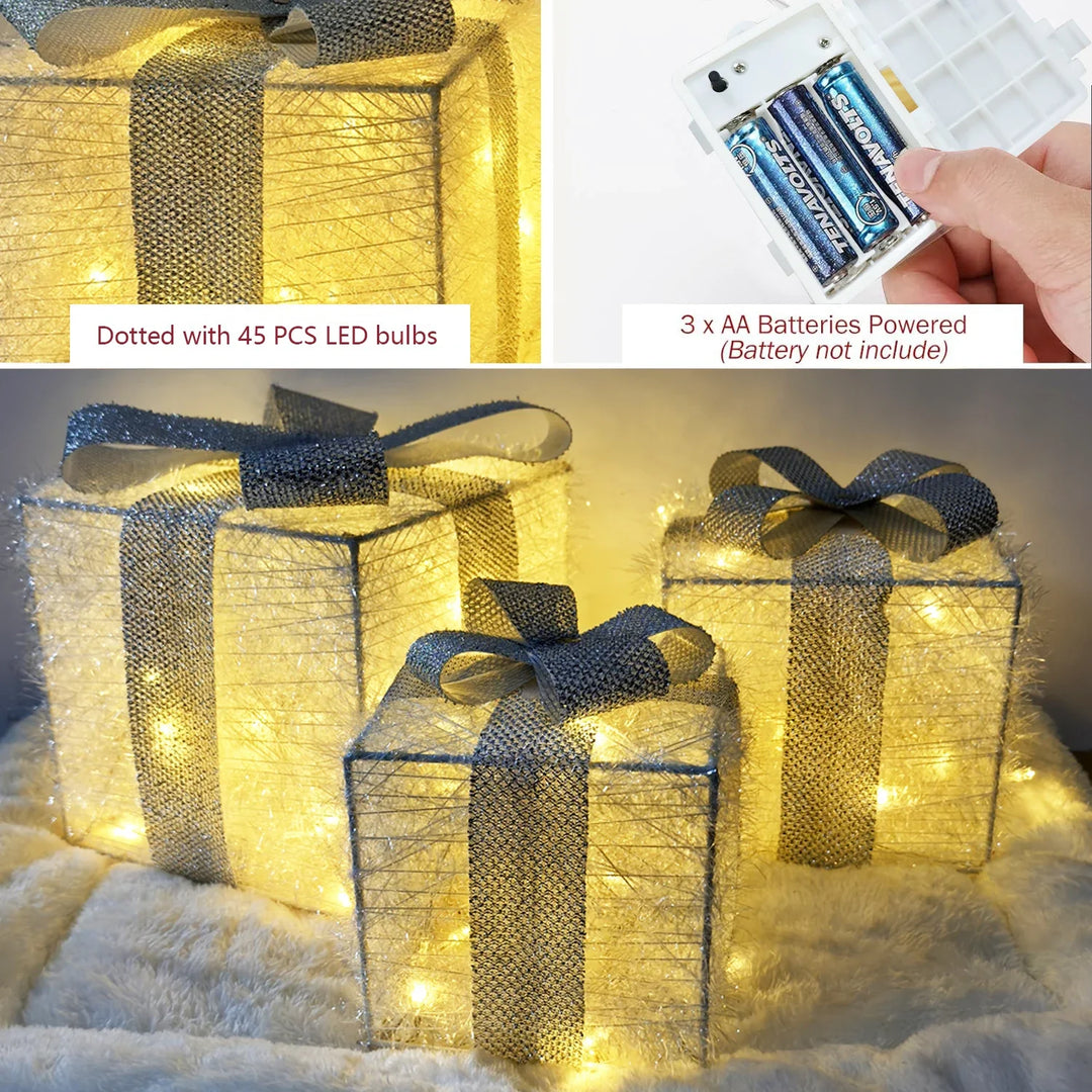 Skanto | HolidayPresents | LED Gaveboks Dekorasjoner
