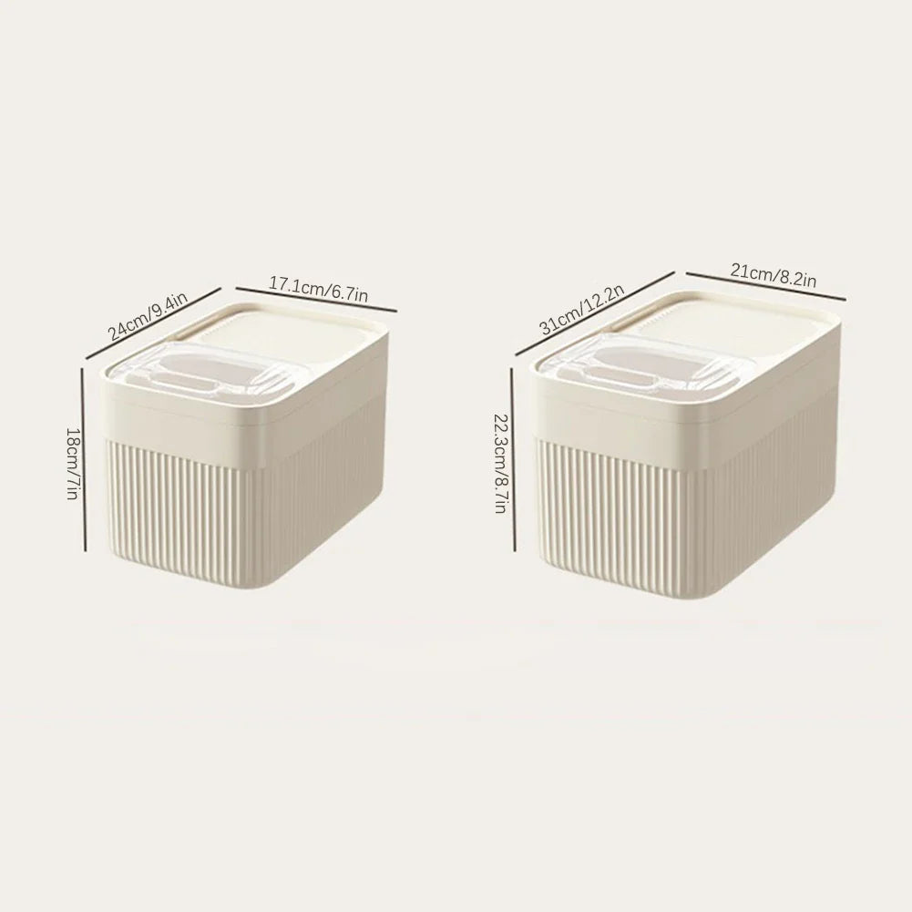 Skanto | FutterBox FreshGood | Lukket & Fuktbeskyttet | 5/10/15L | For Hund & Kattemat
