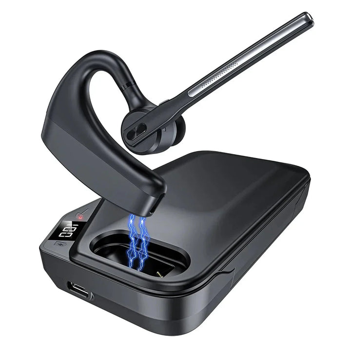 Orivo Bluetooth-hodesett med utstyr og to mikrofoner