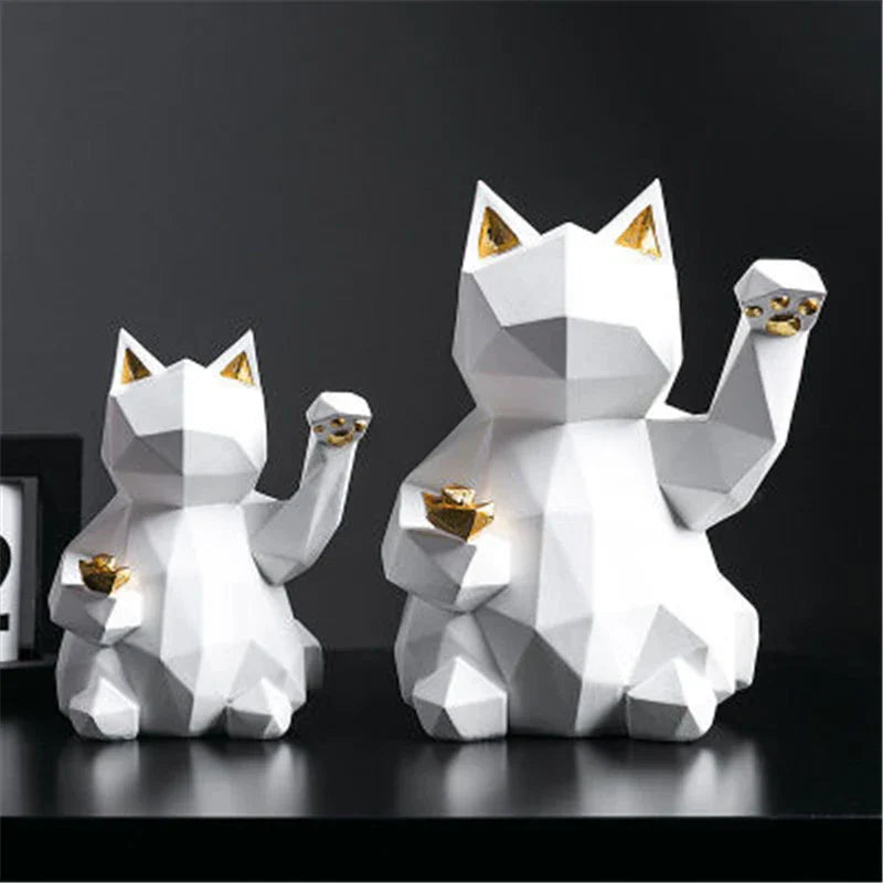 Skanto | Nordisk Stil Geometrisk Lykke Katt