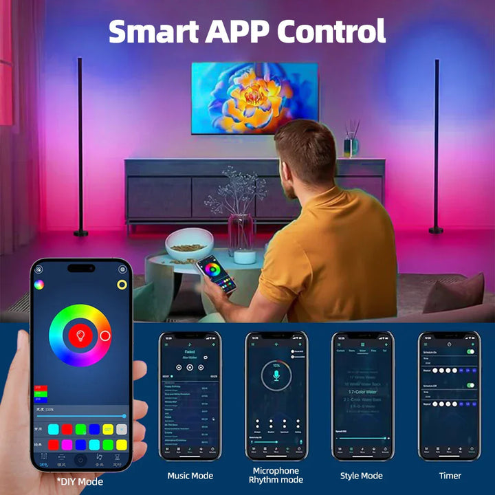 Skanto | Smart RGB LED Gulvlampe