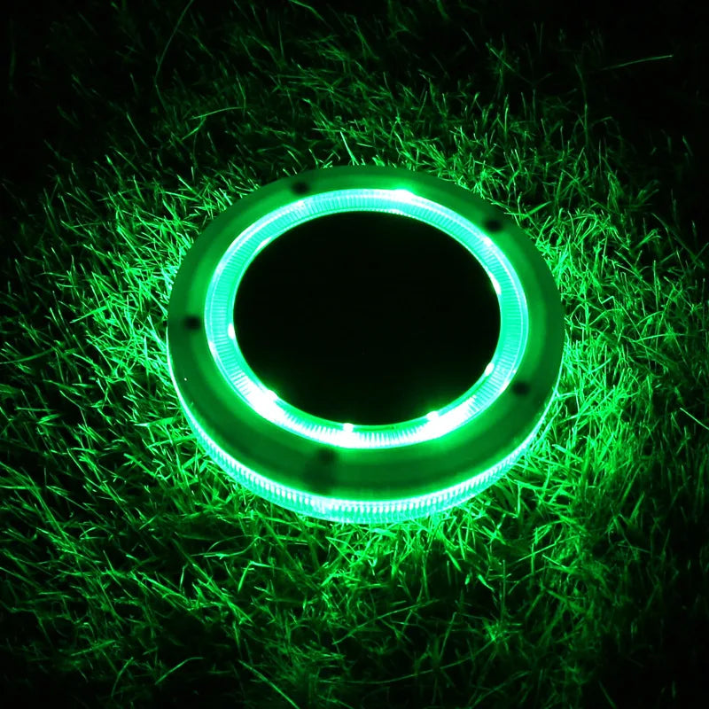 Skanto | AquaGlow Solar Pool Light | Flytende & Vanntett | Blå LED | 11,6×2,5 cm