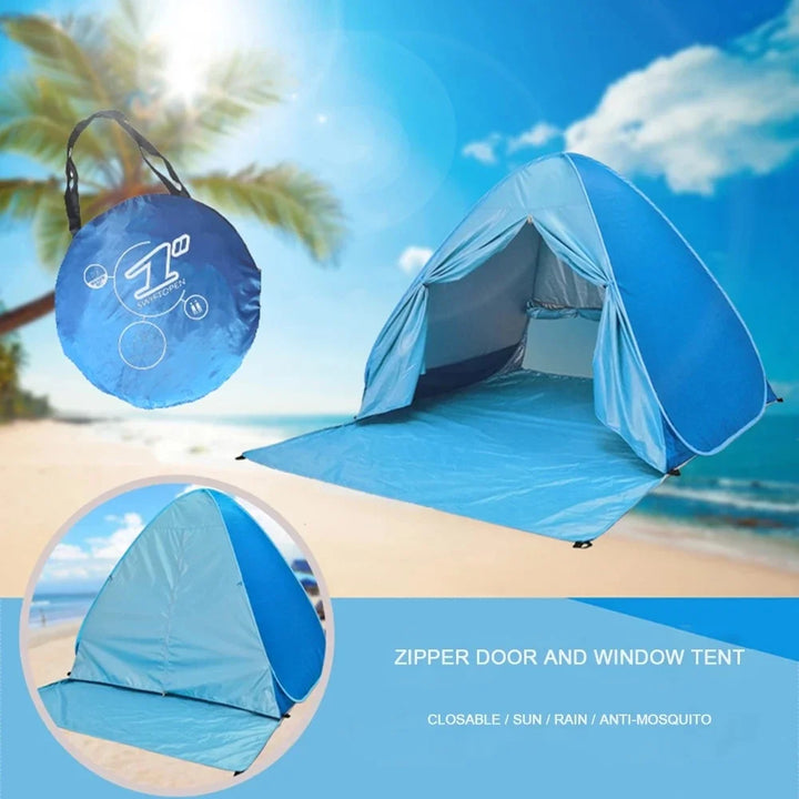 Automatisk Pop-Up Ultralett Full Skjerm Strandtelt | Skanto