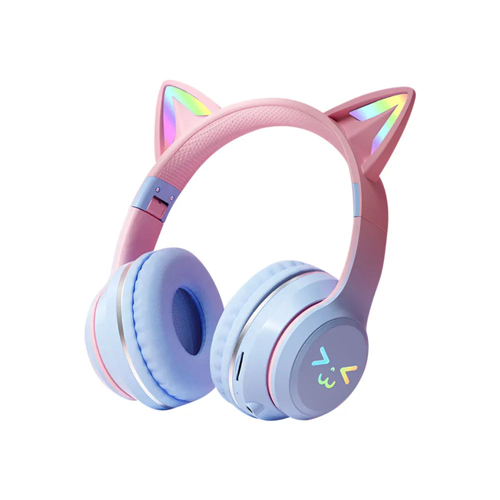 Skanto | Øre RGB Sammenleggbare Bluetooth Hodetelefoner