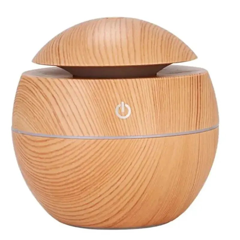 Skanto | AeroMist Luftfukter 130 ml | Hviskende stille <35 dB | USB-drift & LED-lys | Med aromaolje-funksjon