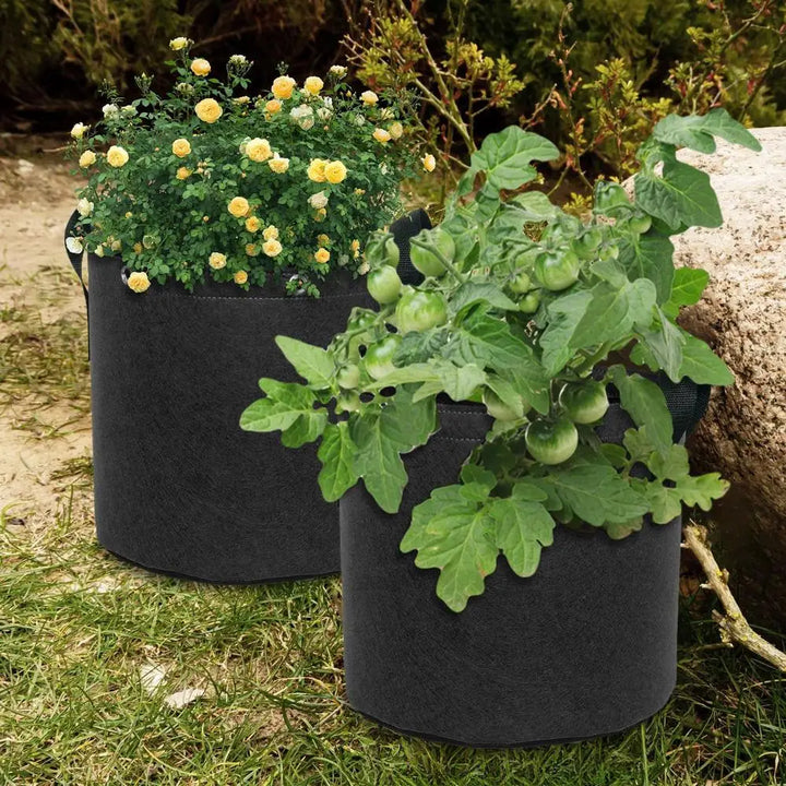 Skanto | Felt plantepose med bærehåndtak – Pustende og slitesterk for hageplanter og blomster