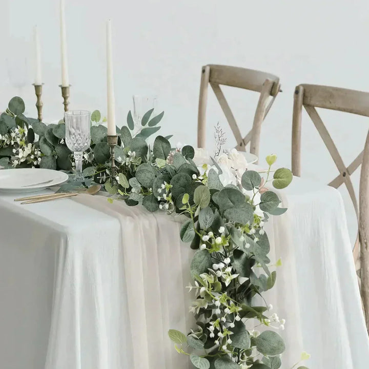 Skanto | Eucalyptus Girlander Sett | 2 Deler | 180 cm | Realistisk & Vedlikeholdsfri