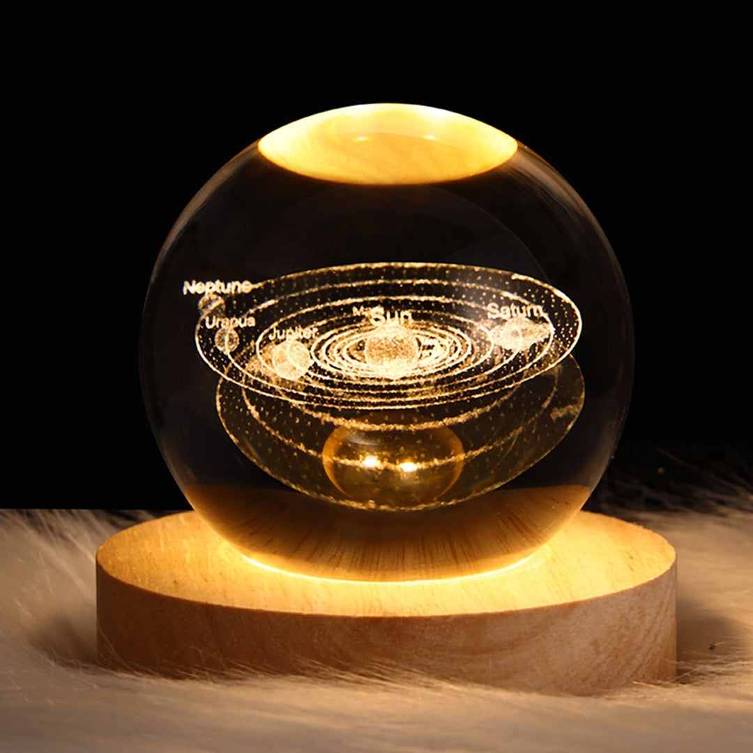 Crystal Light Ball – Fortryllende Glass Ambient Lys for Hjemmet Skanto