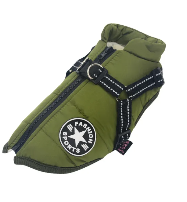 Skanto | Vanntett hundejakke med magebånd – Emmaly