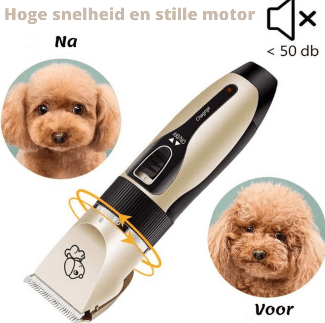 Skanto | PETTS GROOMER – Profesjonell hundetrimmer med børste og 5 hastigheter