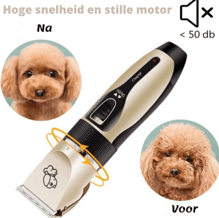Skanto | PETTS GROOMER – Profesjonell hundetrimmer med børste og 5 hastigheter