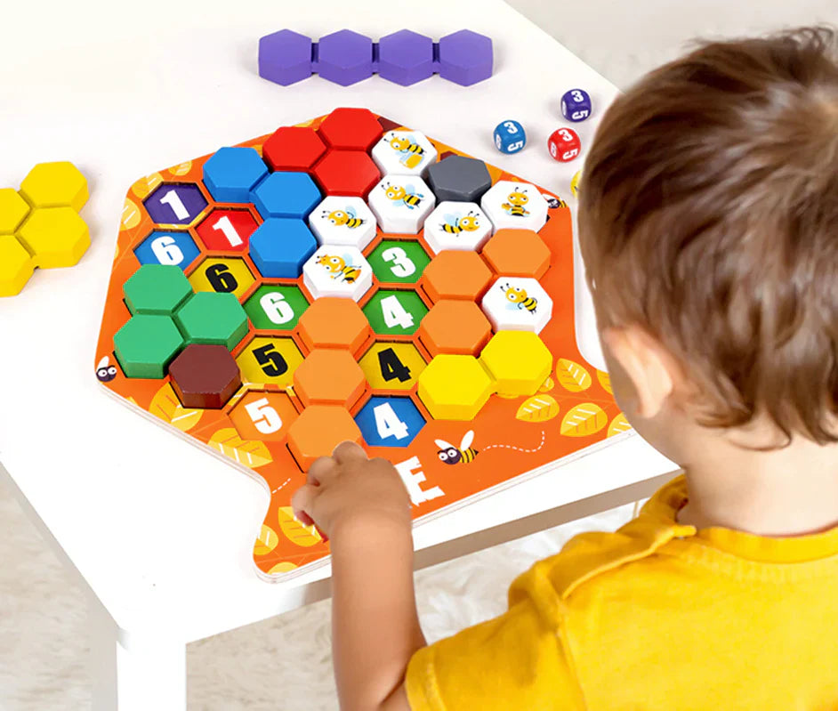 Skanto | BeeMind - Forbedrer romlig bevissthet og matematiske ferdigheter! - Bee Puzzle Game