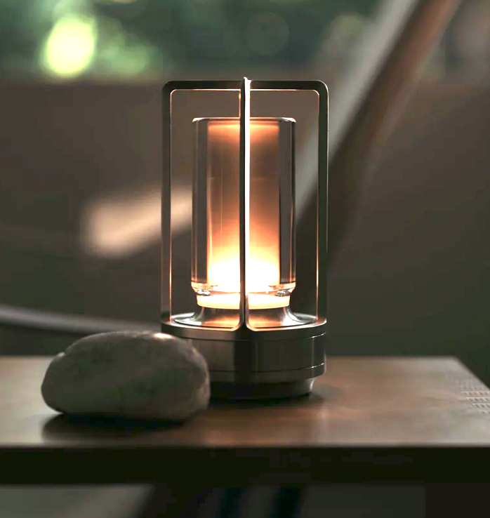 Skanto | Oppladbar Trådløs LuxuryGlow Bordlampe - Elegant Trådløs Lampe for Enhver Stemning