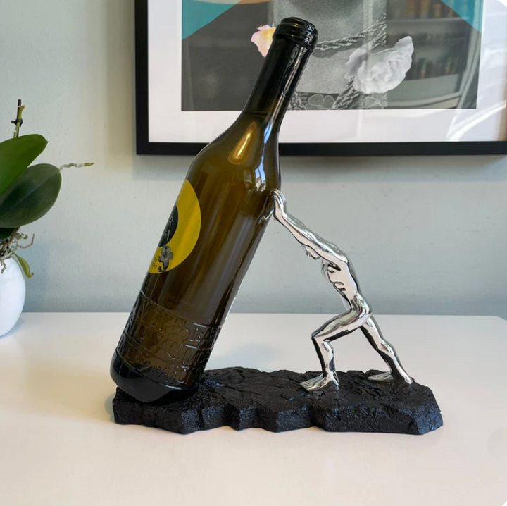 Skanto | Vinflaskeholder - VinoLux - Premium Design - Luksuriøs Blikkfang