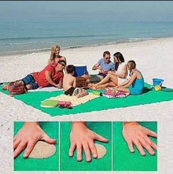 Skanto | XXL Sandfri Strandhåndkle | Sand Sheet® | 200x200