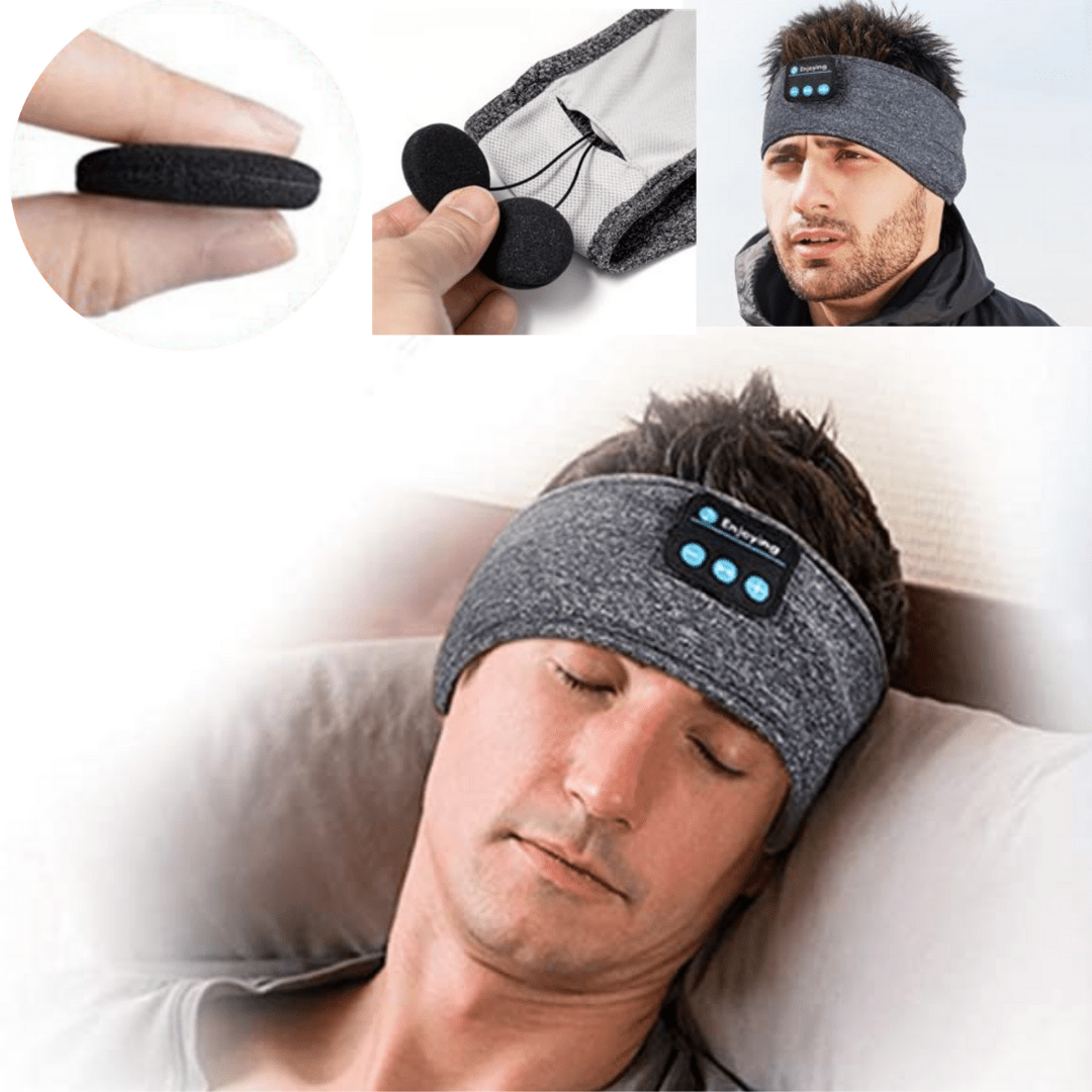 Skanto | Søvn Harmoni – 3-i-1 Søvnmaske med integrerte Bluetooth-hodetelefoner