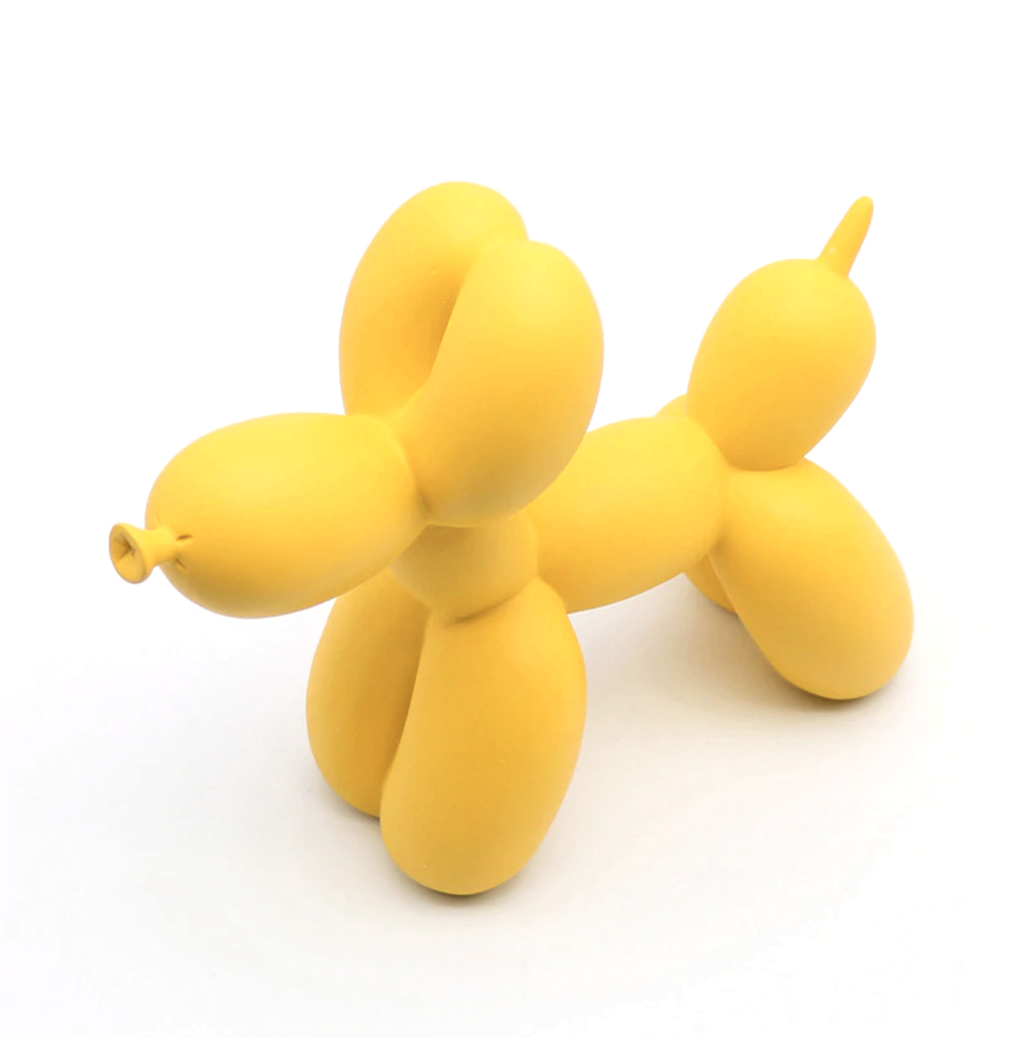Skanto | BalloonDog Livlig Hundeskulptur | Pop-Art Dekorasjon | Moderne Hjemmetekstur | Håndlaget Statue