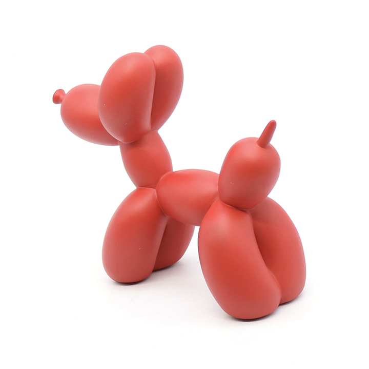 Skanto | BalloonDog Livlig Hundeskulptur | Pop-Art Dekorasjon | Moderne Hjemmetekstur | Håndlaget Statue