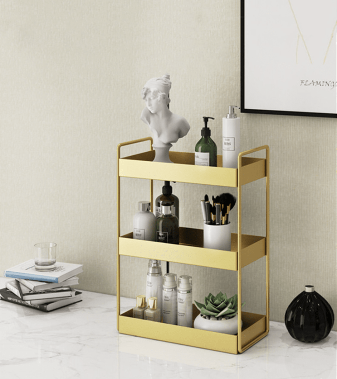 Skanto | LUXTRAY – Luksuriøs Metall Organizer Fat