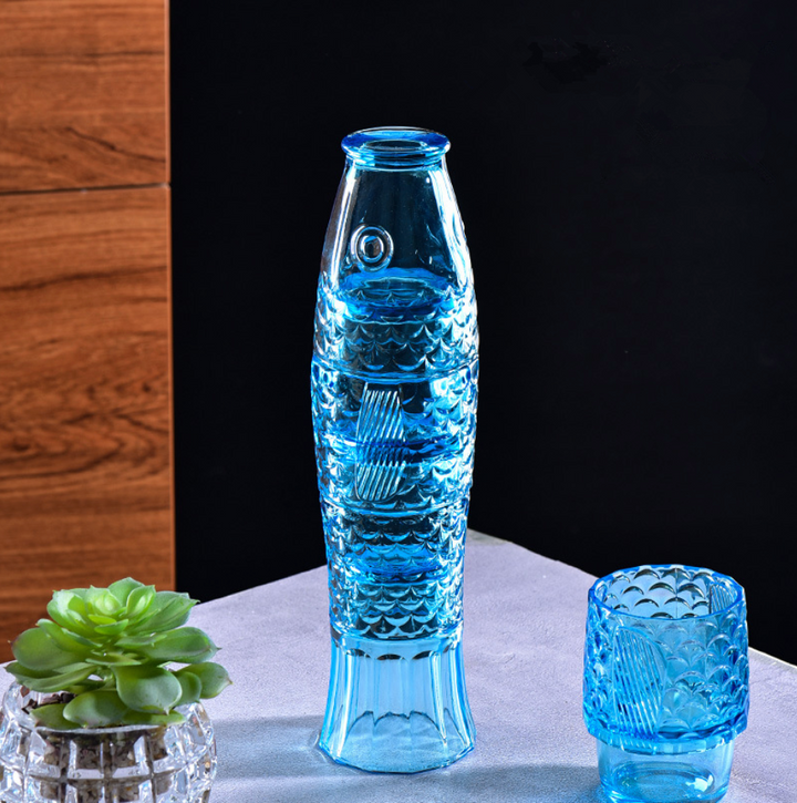 Skanto | Farget Glasskoppsett i Koi Fisk Form - Salg