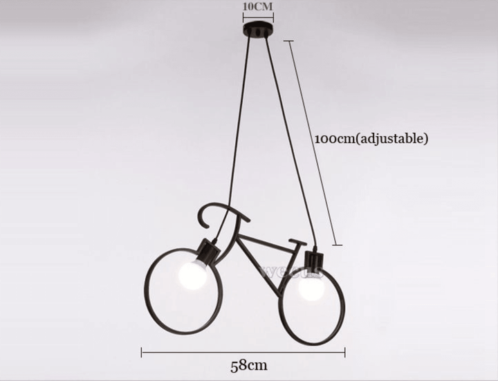 Moderne Sykkel Nordisk Stil Dropplampe Kransekake | Skanto