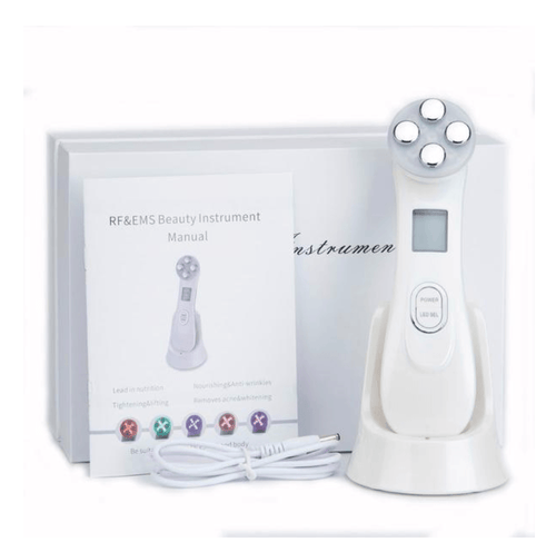 Skanto | 5 i 1 RF & EMS LED Photon Mesotherapy Elektroporisasjons Ansiktspleie Enhet