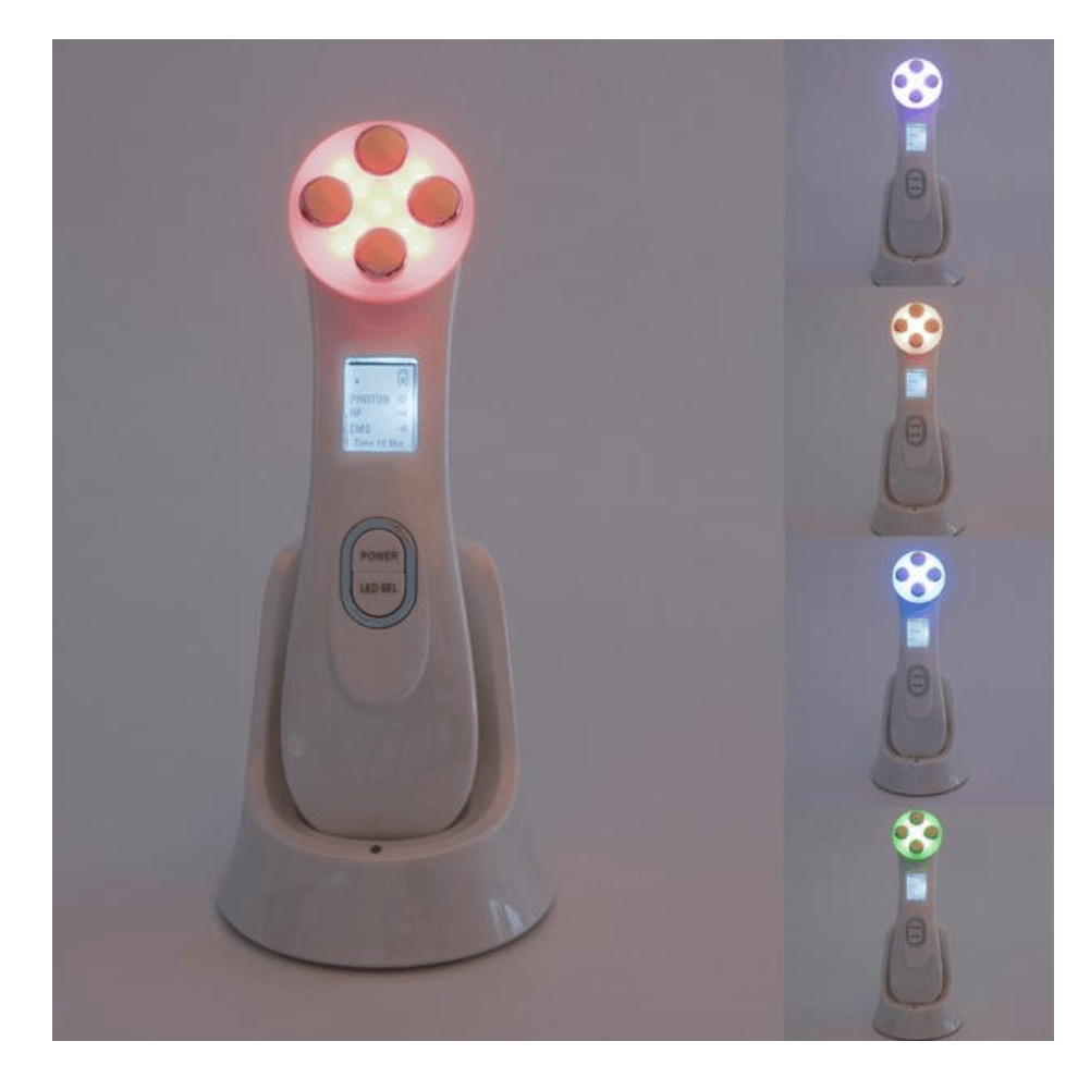 Skanto | 5 i 1 RF & EMS LED Photon Mesotherapy Elektroporisasjons Ansiktspleie Enhet